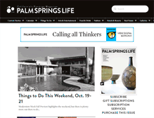Tablet Screenshot of palmspringslife.com